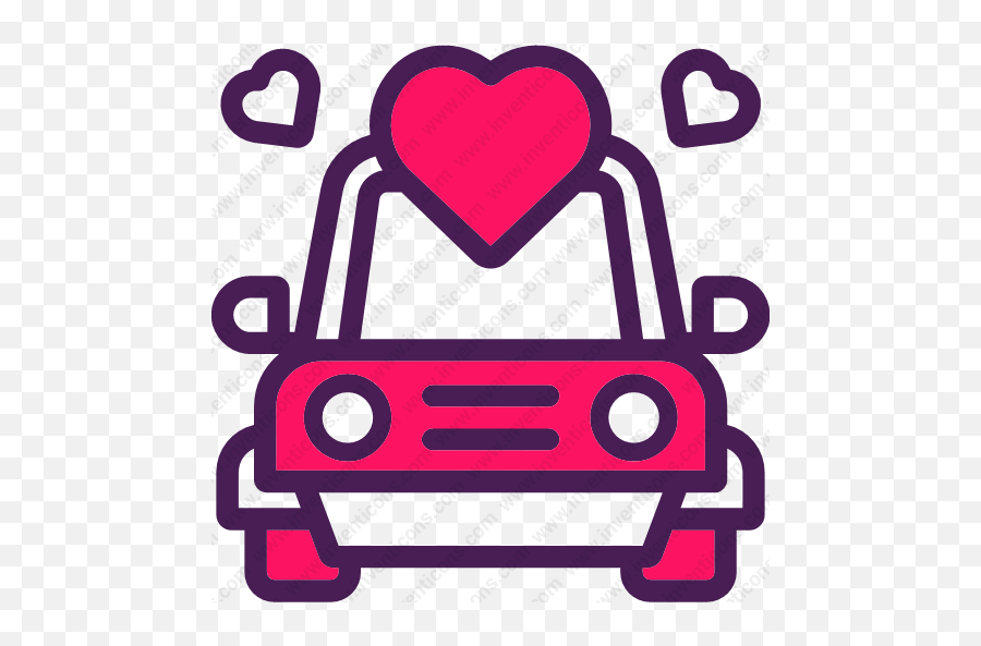 Download Wedding Car Vector Icon Inventicons - Girly Png,Married Icon