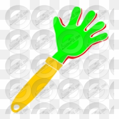 Clapping Toy Stencil For Classroom - Hands Png