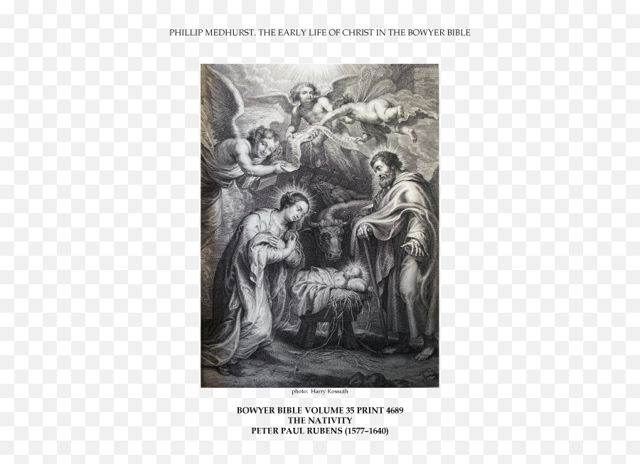 Fileearly Life Of Christ In The Bowyer Bible Print 4 21 - Hotel Venezia Diurno Png,Nativity Scene Png