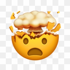 Apple Emojis Picture Stock Png Files - Mind Blown