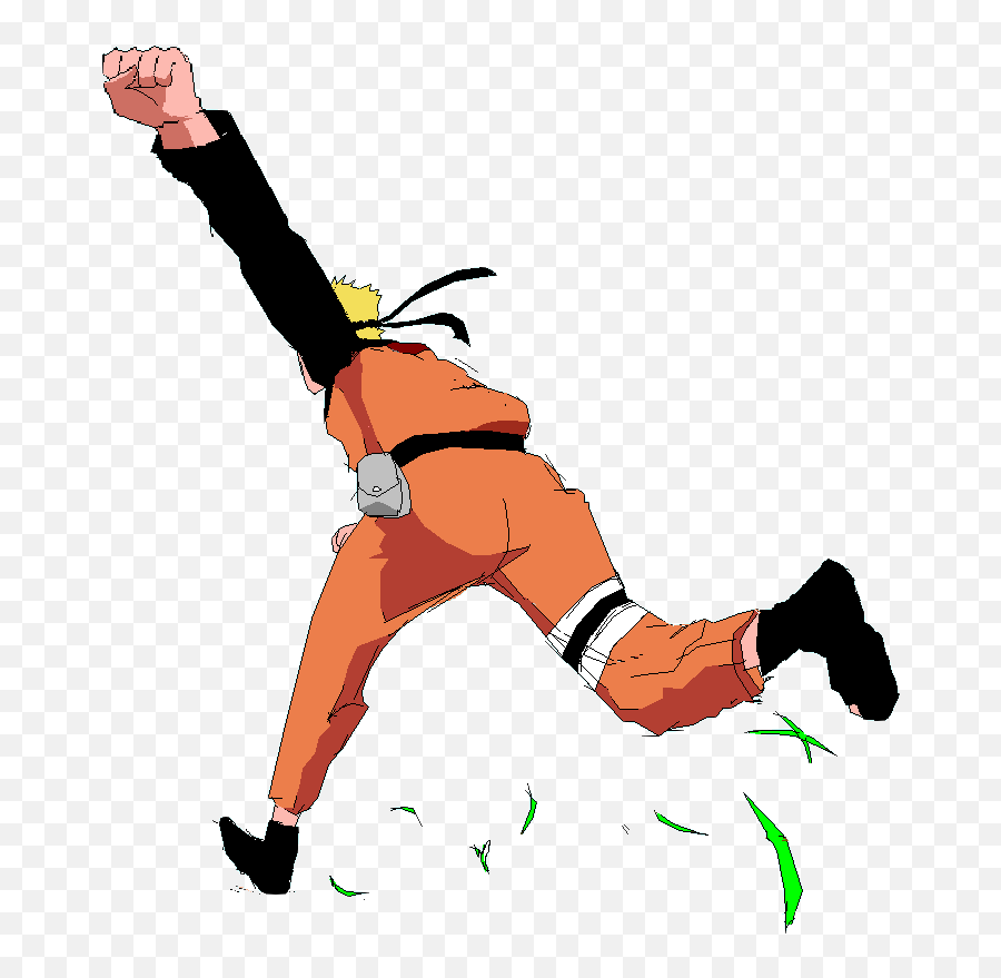 Naruto Running Clipart - Naruto Run Png,Naruto Transparent Background