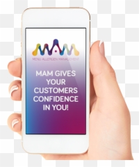 Download Hand Holding A Mobile Phone - Png Device