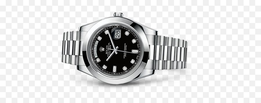 Replica Rolex Day - Date Ii Watch Platinum U2013 M2182060020 Rolex 218239 Choco Roman Png,Rolex Watch Png