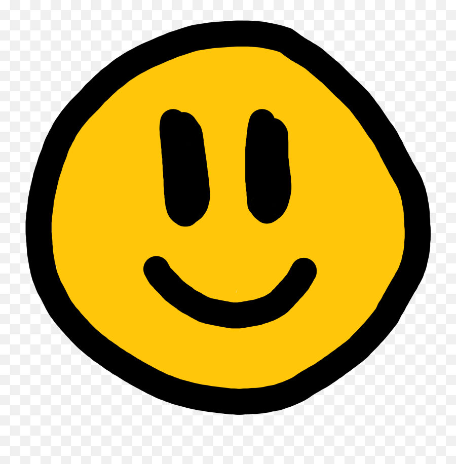 Drew Smiley Smile Happy Smileyface Face Emoji - Yellow Smily Face Drew Png,Smiley Face Emoji Transparent