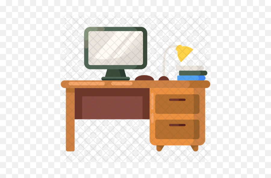 Home Office Icon - Computer Desk Png,Computer Desk Png