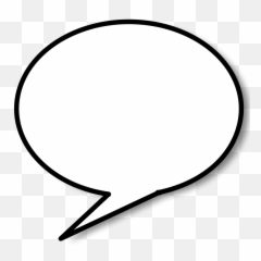 Png Image For Transparent Text Bubble - Speech