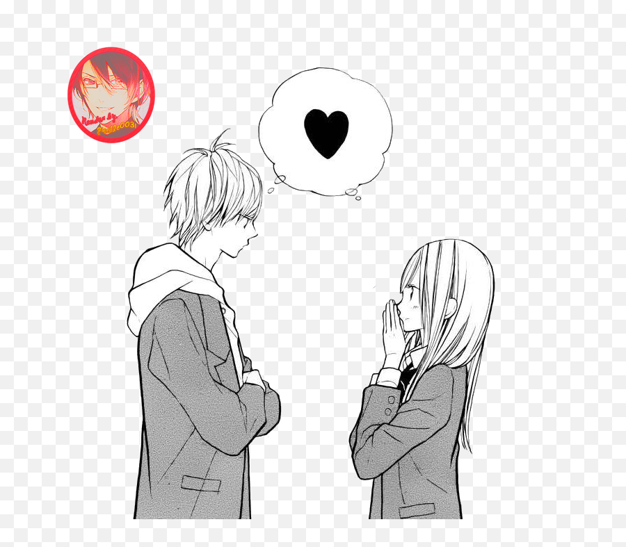 Sad Couple Png Clipart - Makoto Sunakawa Transparent Boy Meets Girl Cartoon, Couple Png - free transparent png images 
