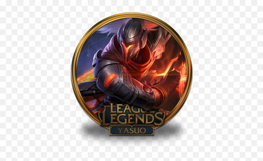 Icon Of League Legends Gold Border Icons - Yasuo Projeto 4k Png,Yasuo Png