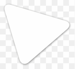 White Triangle Png - Transparent Background