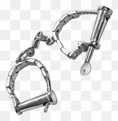 Silver Handcuffs Png Background Image - Transparent