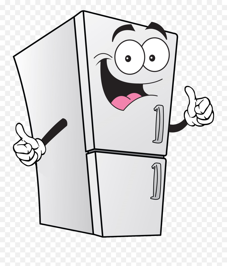 Happy Clipart Refrigerator Transparent - Refrigerator Cartoon Png,Refrigerator Png