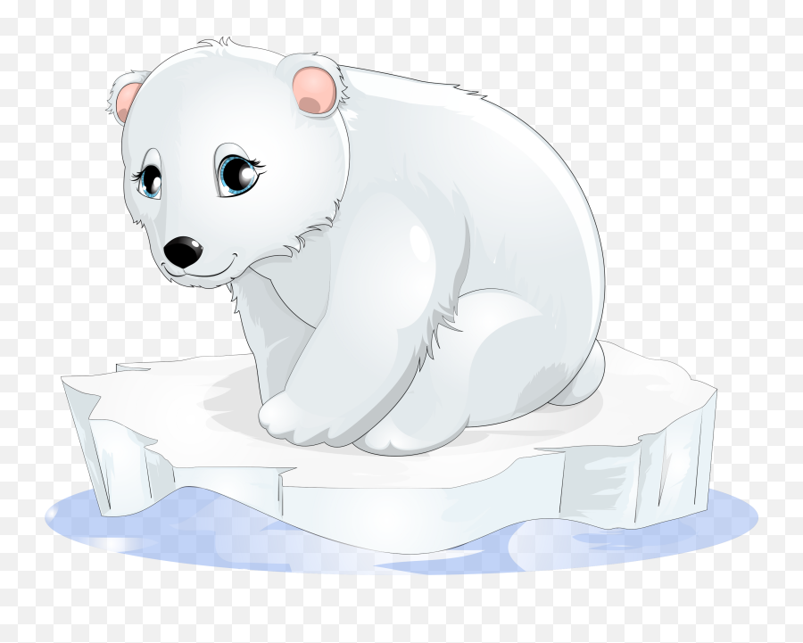 Download Polar Bear Transparent - Cute Polar Bear Clipart Png,Bear Transparent