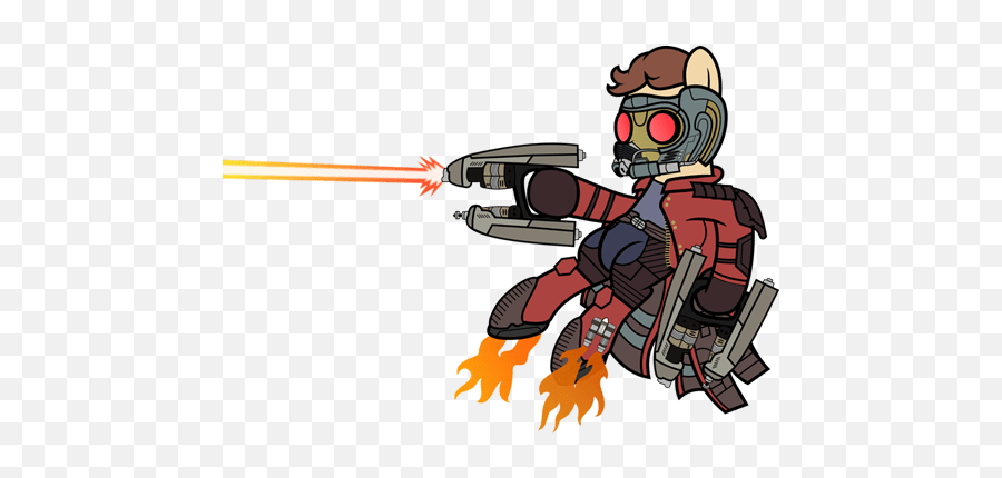 Star Lord Cartoon Png Image - Star Lord Gun Cartoon,Star Lord Png