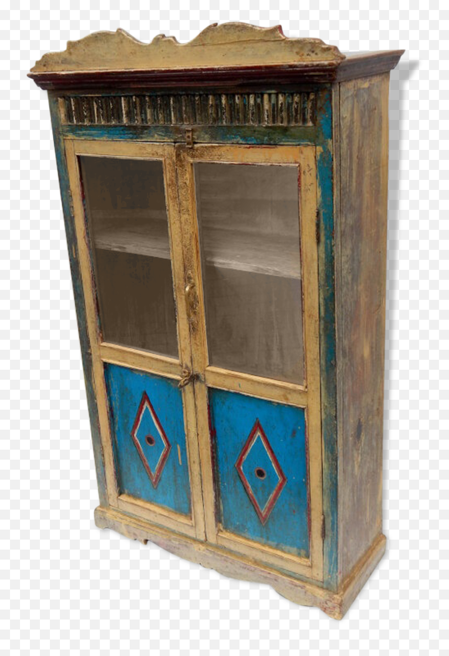 Blue Window Piece Of Origin Old Teck Wood Selency - Cupboard Png,Piece Of Wood Png