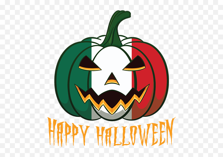 Mexican Flag Halloween Pumpkin Jack O Lantern Costume Heathers T - Shirt Mexico Jack O Lantern Png,Jack O Lantern Transparent