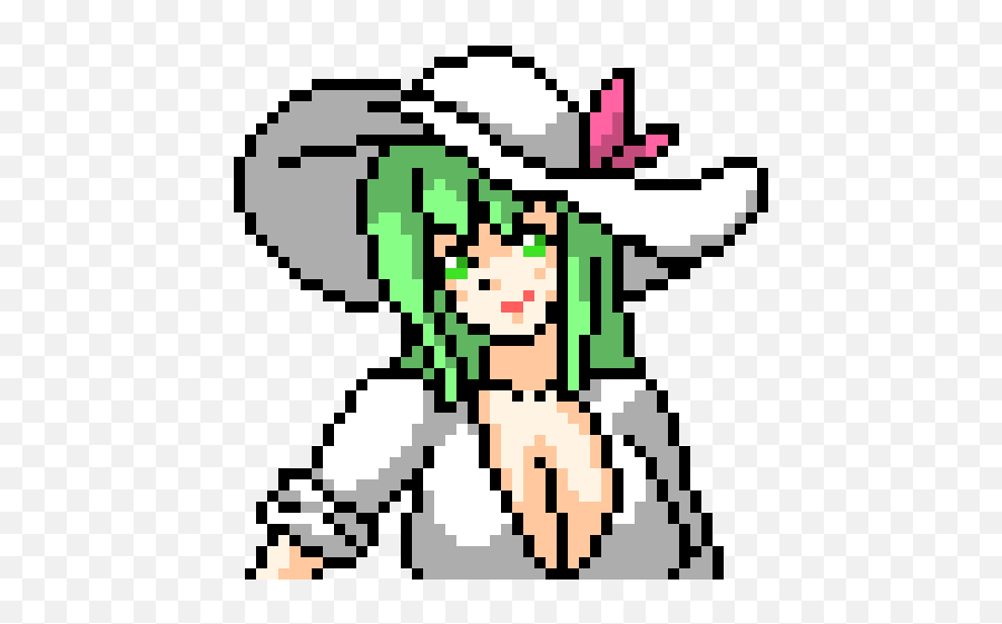 Waifu Pixel Art Maker - Anike Girl Pixel Art Png,Waifu Png