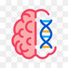 Brain Molecules Icon Of Colored Outline - Mechanism Icon Png,Molecules Png