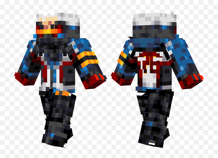 Soldier 76 - Rockstar Freddy Minecraft Skin Png,Soldier 76 Png