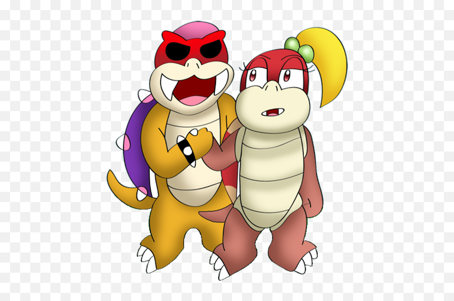 Download Hd Roy Koopa And Pom Mario 2 Png Transparent - Pom Pom,Pom Pom Png