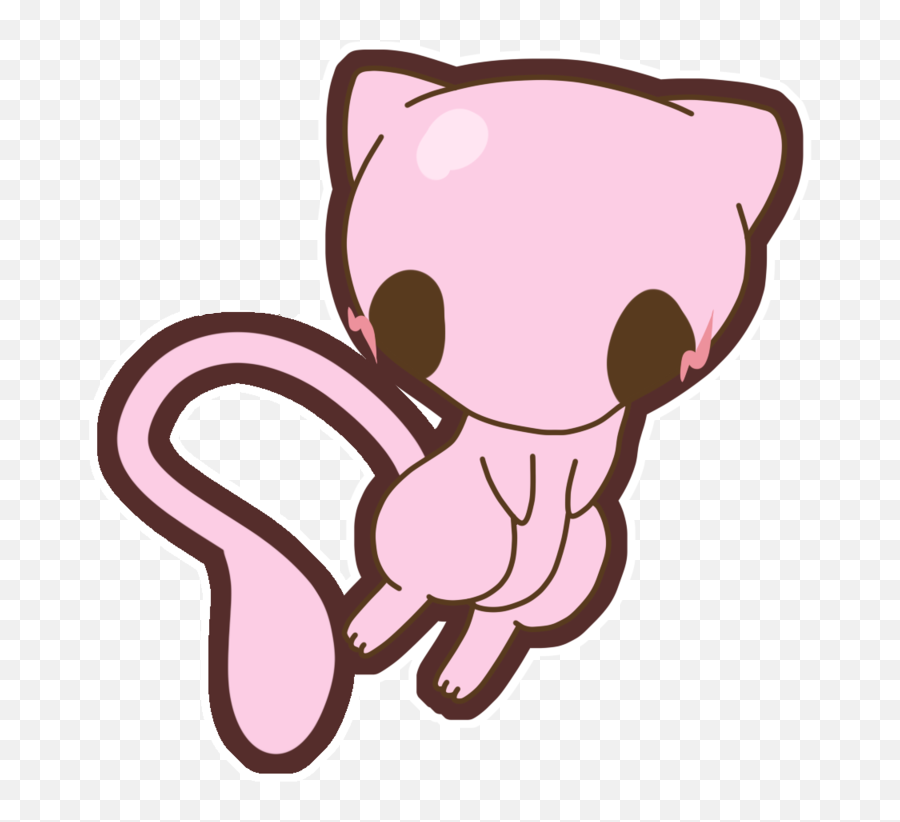 Pokemon Mew Mythical Mythicalpokemon - Pokemon Chibi Mew Png,Mew Png