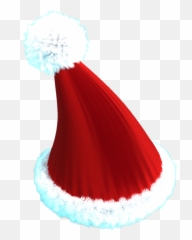 3d Santa Hat Transparent Png - Megaport Media Party Hat