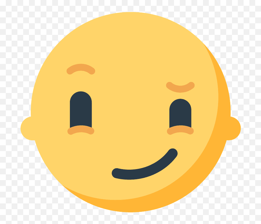Smirking Face Emoji Clipart - Smiley Png,Smirk Png