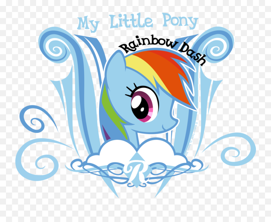 Rainbow Dash Logo Png 7 Image - Rainbow Dash Little Pony Logo,Rainbow Dash Png
