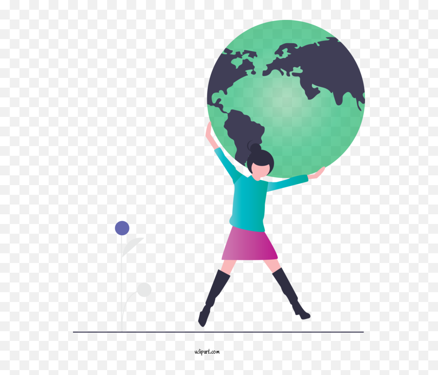 Cartoon Globe World For Earth Day - Localization Png,Globe Transparent