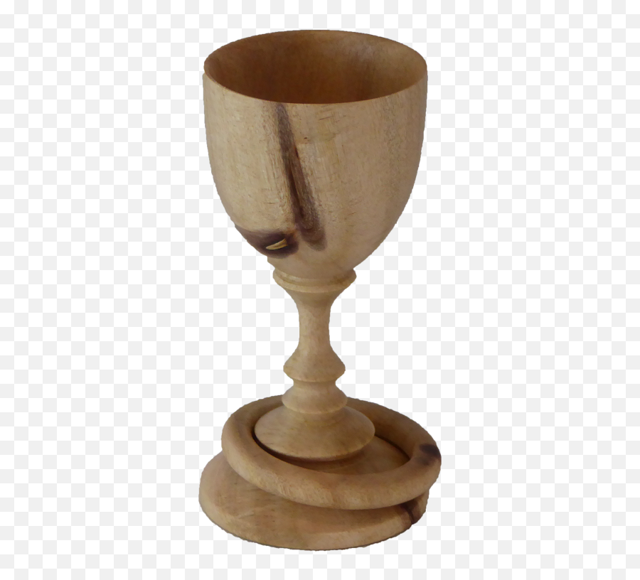Woodturning Goblet With Captive Ring Wood Turning - Goblet With Captive Rings Png,Goblet Png