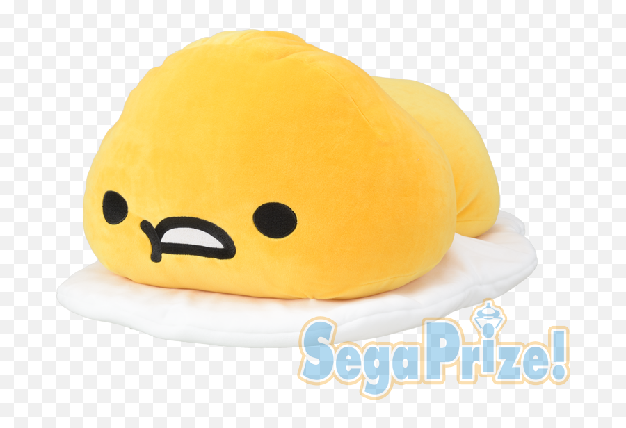 Details About Sega Sanrio Characters X Monomials Gudetama Jumbo Plush - Sega Png,Gudetama Png
