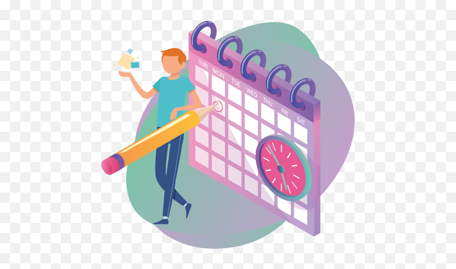 Free Time Icon Of Seo Isometric - Schedule Your Appointments Png,Time Icon Png