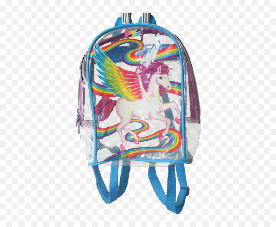 Lisa Frank Clear Pegasus Mini Backpack - 90s Clear Backpack Png,Lisa Frank Png