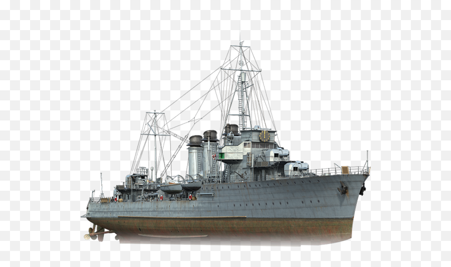Download A French Destroyer From The Bourrasque Class - World Of Warships Pensacola Png,World Of Warships Logo Transparent