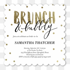 Bubbly Brunch 5x5 Flat Bridal Shower - Invitation To A Brunch Png,Shutterfly Png