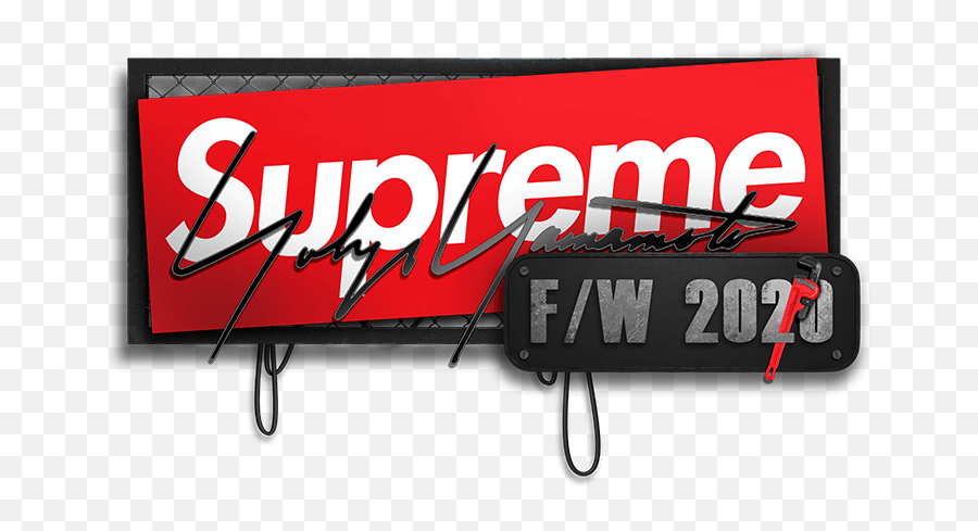 Supreme Yohji Yamamoto Is The Collab Of Season - Supreme Yohji Yamamoto Logo Png,Supreme Logo Transparent