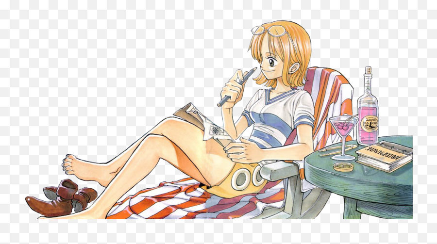 One Piece - Nami One Piece With Transparent Background Png,Nami Transparent