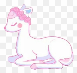 Pastel Kawaii Pastelgoth Deer Tumblr - Animal Figure png