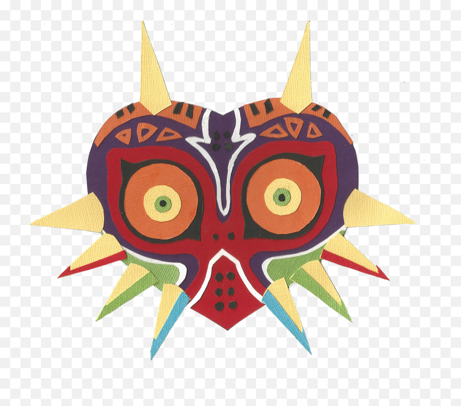 Majorau0027s Mask Papercraft - Art Png,Majora's Mask Moon Png