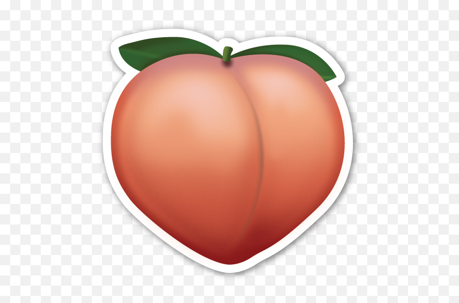Emoji Transparent - Peach Emoji Sticker Png,Water Emoji Transparent