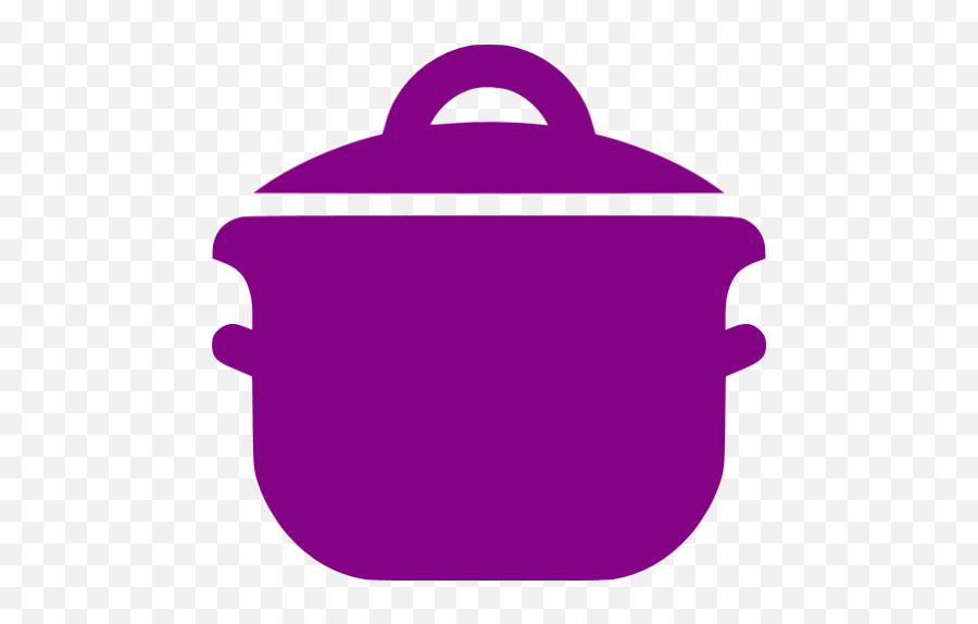 Purple Cooking Pot Icon - Cooking Icon Orange Png,Cooking Pot Icon