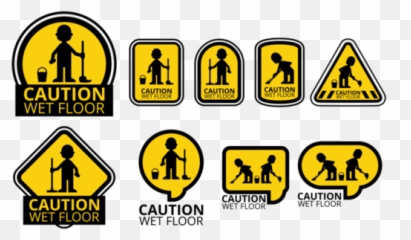 Wet Floor Icons Vector 126569 - Caution Symbol Png