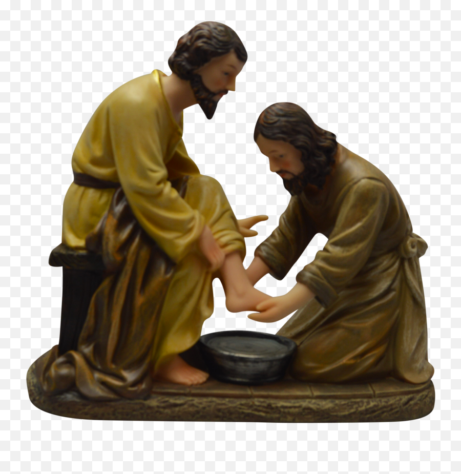 Jesus Washing The Feet Of Peter - Jesus Washing Feet Png,Encaustic Saint Peter Coptic Icon