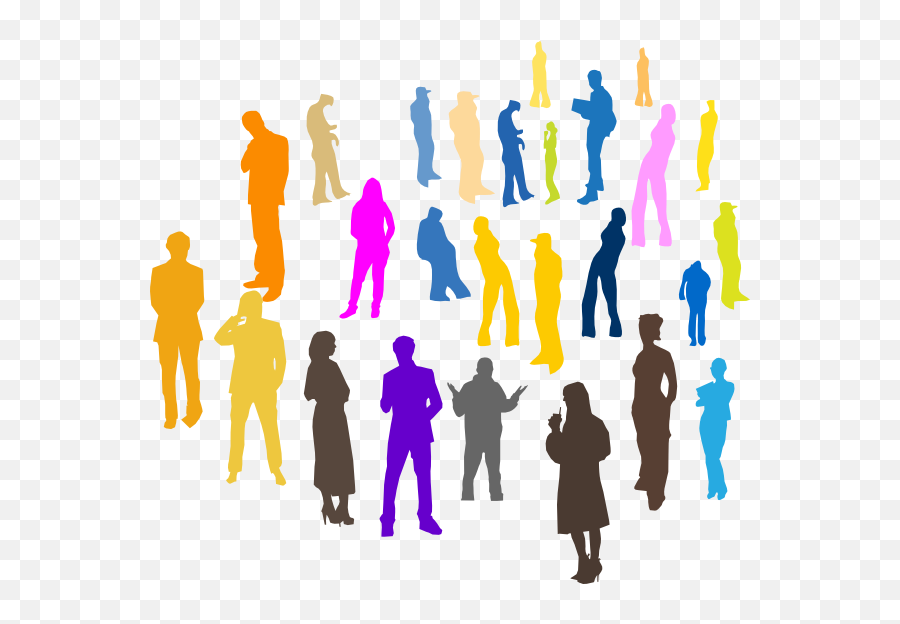 Abstract People Png Picture Mart - People Clipart Png,Crowd Of People Png