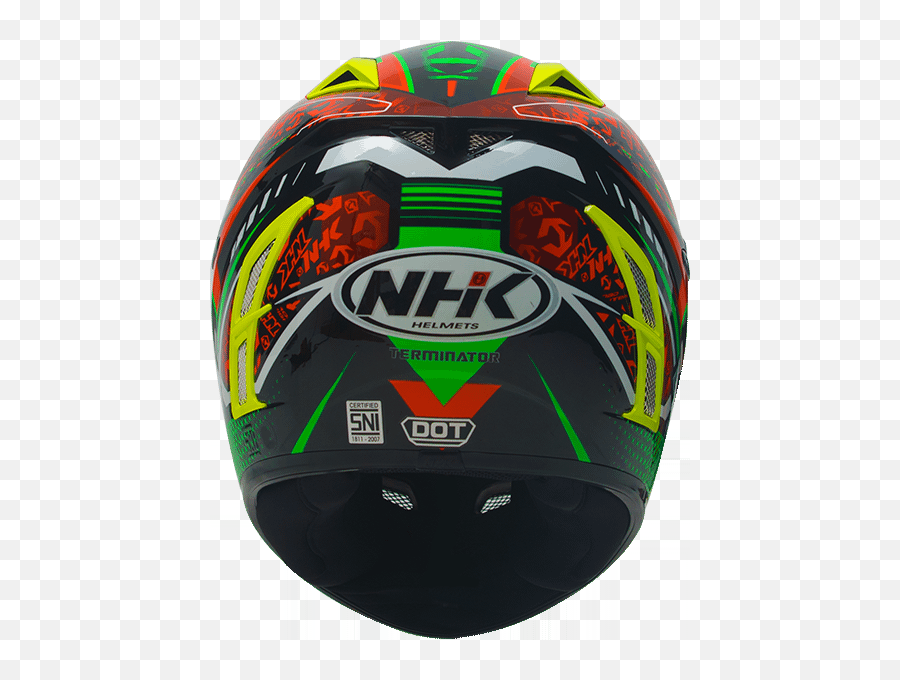 Nhk Terminator Patrol Black Orange Helmet - Motorcycle Helmet Png,Icon Mainframe Helmet