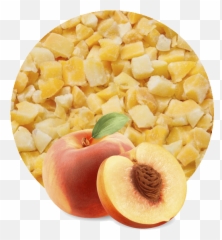 Peach Iqf Cubes - Manufacturer And Supplier Lemon Concentrate Peach In Ice Cream Pastry Png,Peaches Png
