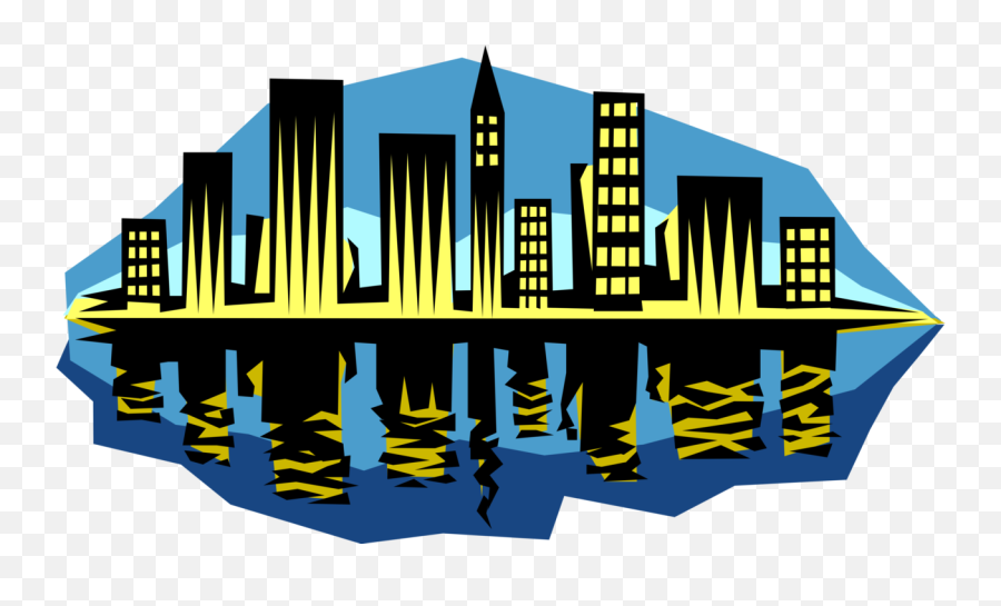 Skyline - Vector Image Vertical Png,City Skyline Icon