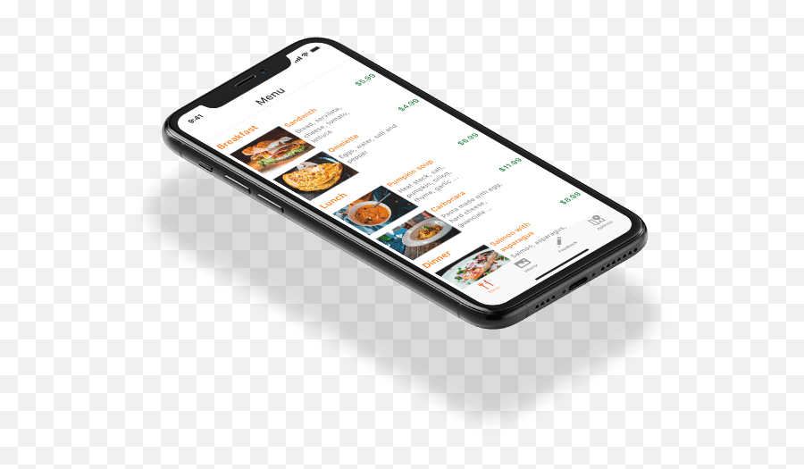 Restaurant Mobile App Template - Restaurant Menu Mobile App Templates Png,Mobile App Icon Mockup