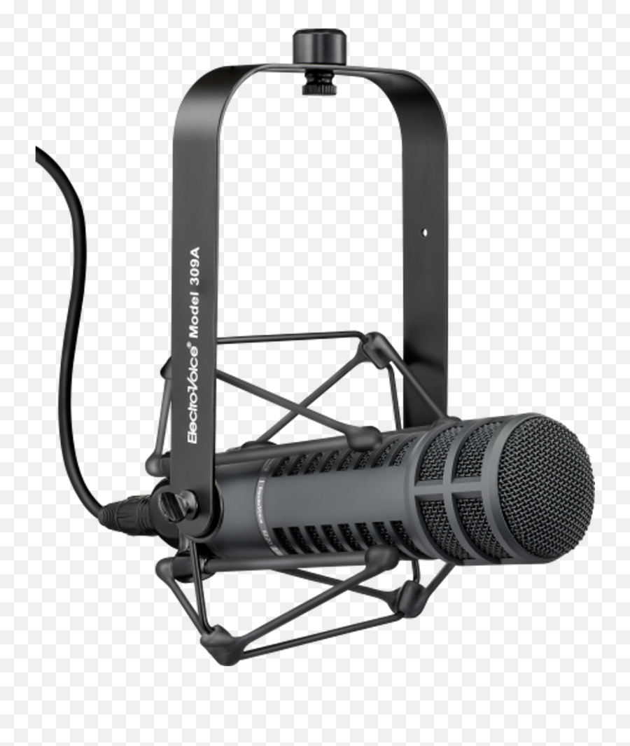 Electro - Voice Re20black Broadcast Announcer Microphone With Variabled Black Png,Icon Watchkeeper