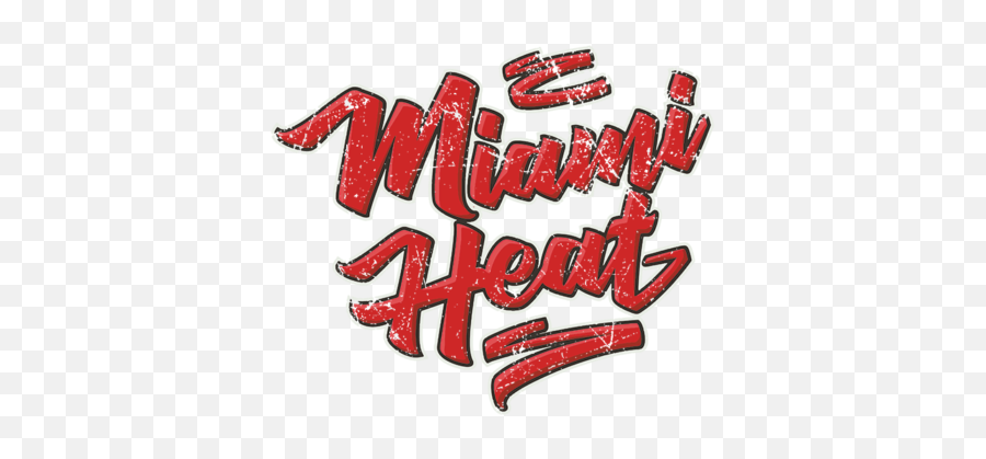 Miami Heat T - Shirts Hashtagbay Calligraphy Png,Miami Heat Logo Png