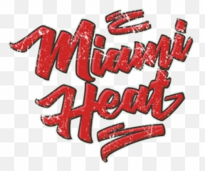 Miami Heat T - Shirts Hashtagbay Calligraphy Png,Miami Heat Logo Png